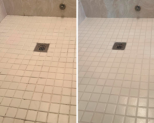 Shower Restored by Our Tile and Grout Cleaners in Fort Myers, FL