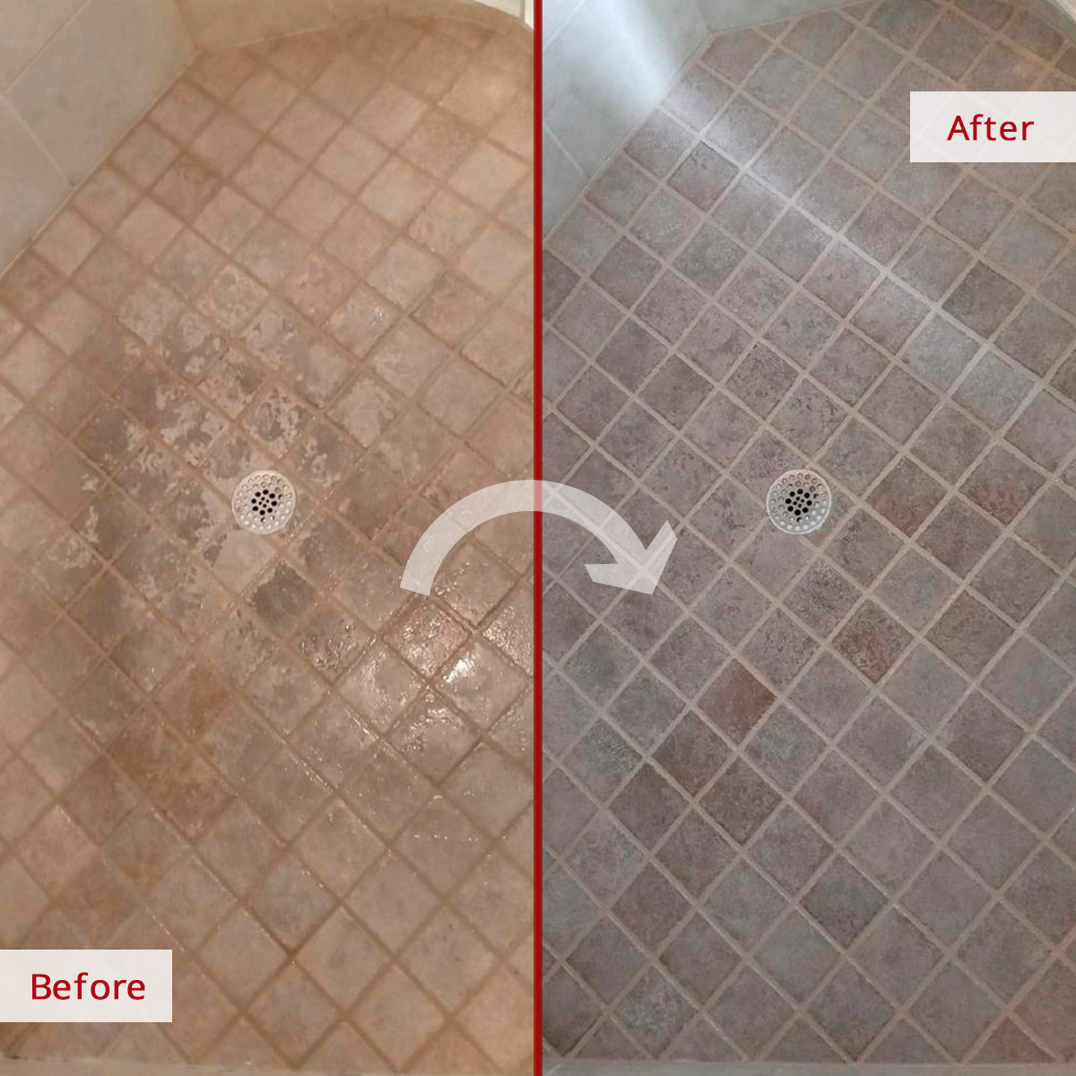 Our Tile and Grout Cleaners in Fort Myers FL Gave This Shower a