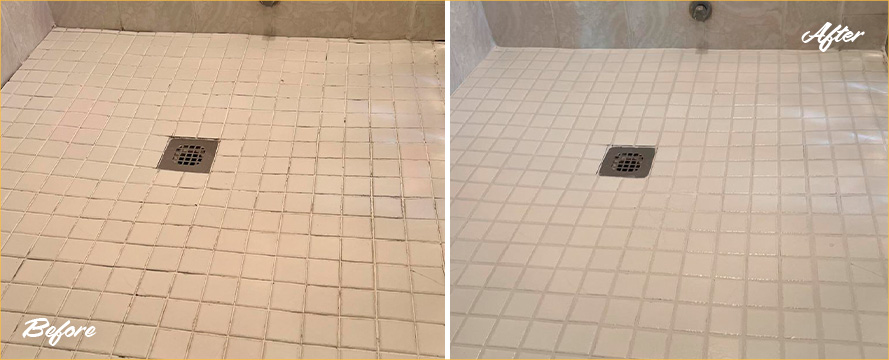 Shower Restored by Our Professional Tile and Grout Cleaners in Fort Myers, FL