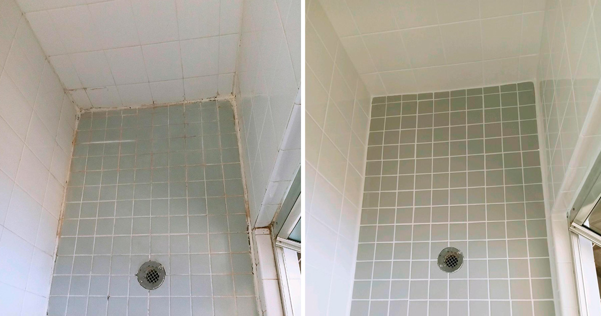 A Remarkable Grout Cleaning Service Gave This Shower in Naples FL an