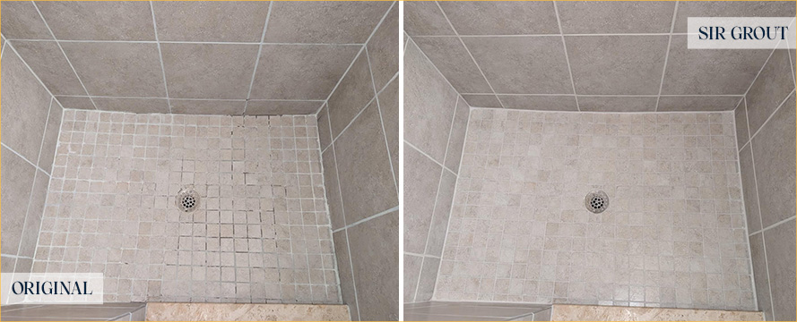 Shower Restored by Our Expert Tile and Grout Cleaners in Bonita Springs, FL