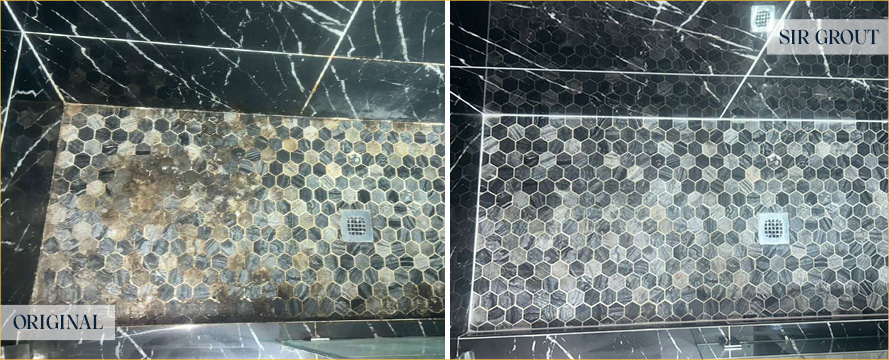 Shower Restored by Our Skilled Tile and Grout Cleaners in Naples, FL