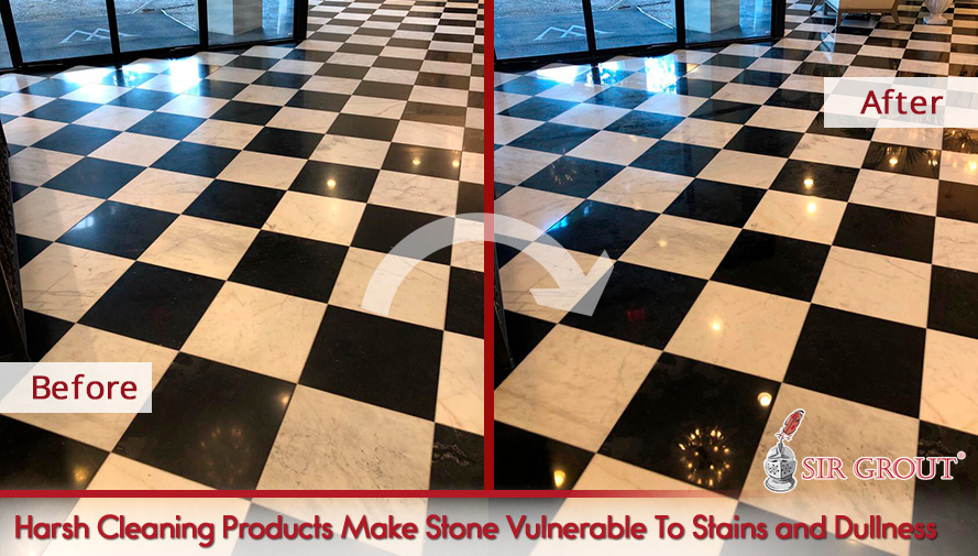 Using Wrong Cleaning Products Will Make Stone Floors Vulnerable to Stains and Dullness