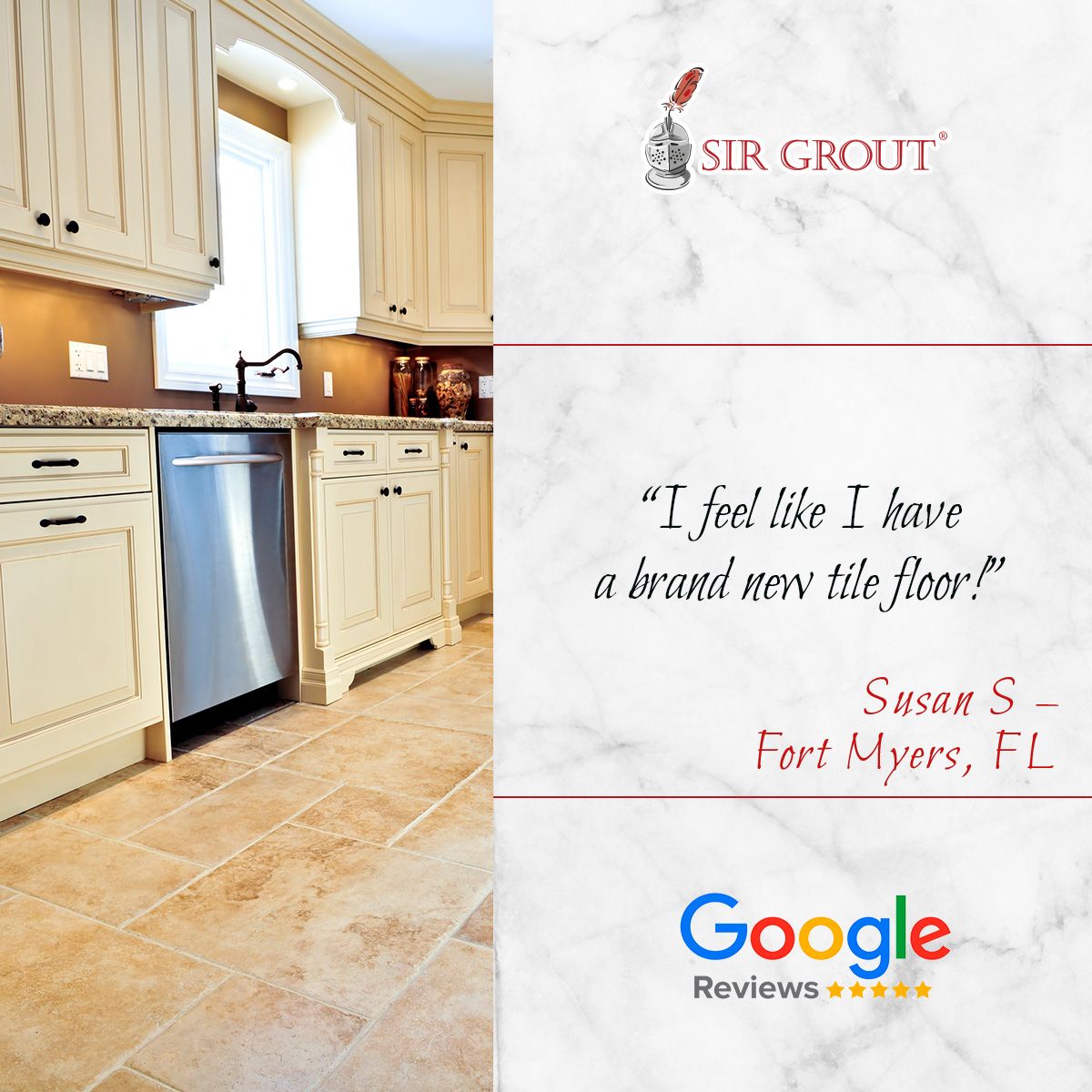 I feel like I have a brand new tile floor!