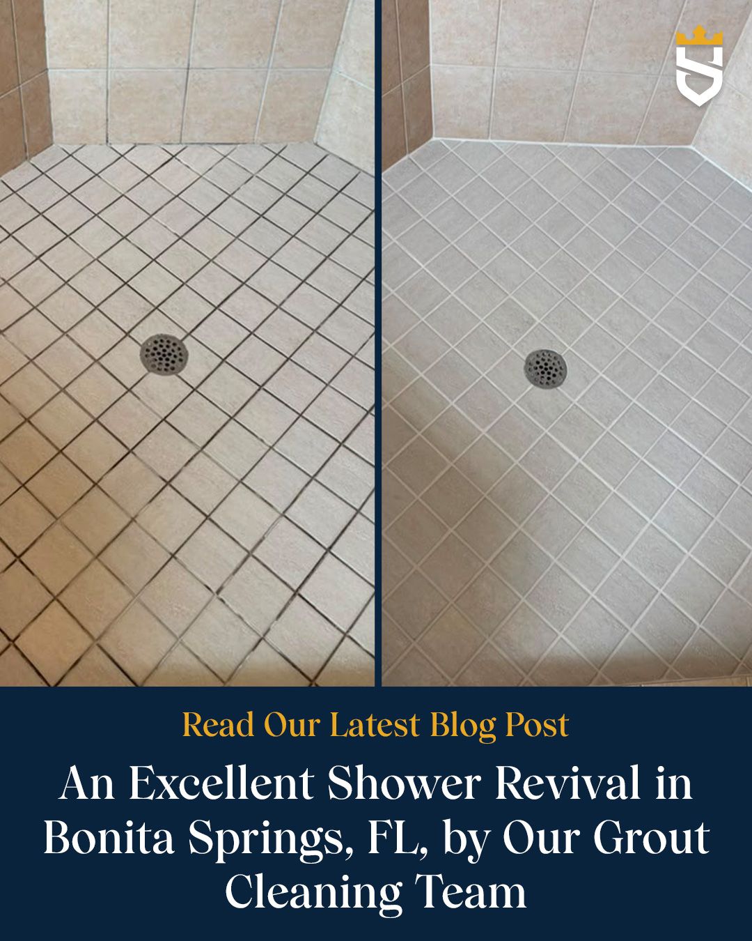 An Excellent Shower Revival in Bonita Springs, FL, by Our Grout Cleaning Team